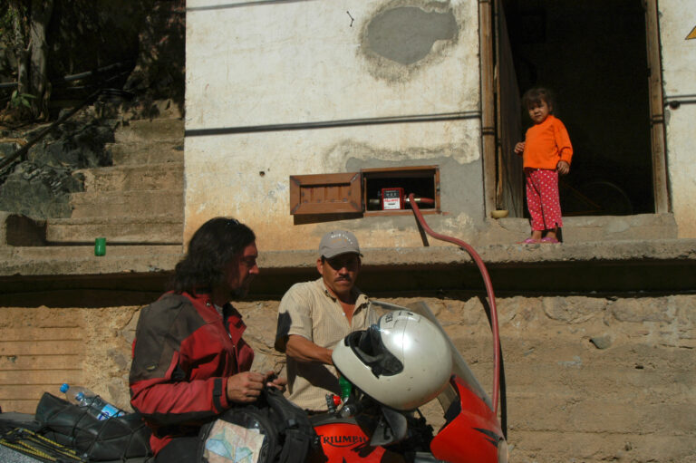 Getting Fuel in Batopilas
